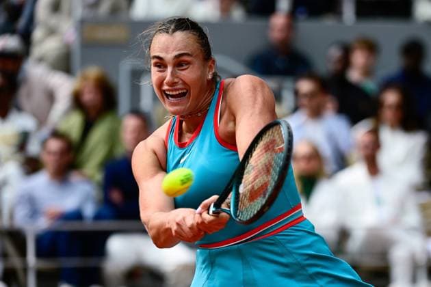 TENNIS : Roland Garros 2025 - Internationaux de France - 07 06 2025 Aryna Sabalenka ( Russia ) during the 2025 French Open at Roland Garros on Juin 07 , 2025 in Paris, France. ( Photo Dante Badano PSNewz ) - ParisFrance  Copyright: xx