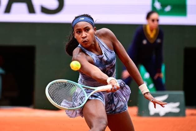 TENNIS : Roland Garros 2025 - Internationaux de France - 07 06 2025 Coco Gauff ( USA ) during the 2025 French Open at Roland Garros on Juin 07 , 2025 in Paris, France. ( Photo Dante Badano PSNewz ) - ParisFrance  Copyright: xx