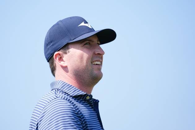 RBC Canadian Open 2025 - Round Three CALEDON, CANADA - JUNE 7 : Steven Fisk of the United States looks on after hitting his tee shot on the 1st hole during the third round of the RBC Canadian Open 2025 at TPC Toronto at Osprey Valley in Caledon, Ontario, Canada on June 7, 2025. Mert Alper Dervis Anadolu Ontario Canada. Editorial use only. Please get in touch for any other usage.  Copyright: x2025xAnadoluxMertxAlperxDervisx
