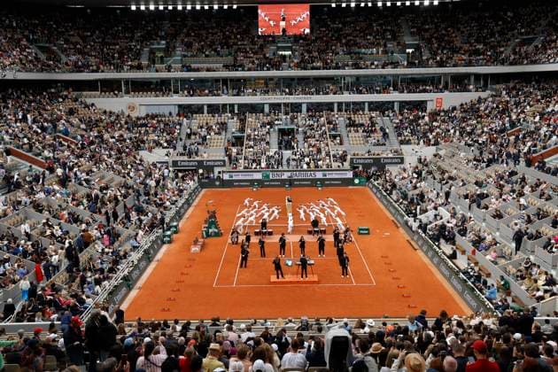 June 7, 2025, Paris, Paris, France: Ceremony before the tennis Grand Slam of Roland Garros 2025 ladies final match between .Aryna Sabalenka (RUS) and Coco Gauff (USA) at Philippe Chatrier central court in Roland Garros Stadium - on June 07 2025.Paris - France Paris France - ZUMAb253 20250607_zsp_b253_022 Copyright: xLoicxBaratouxx