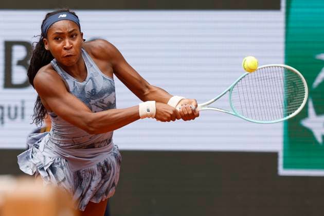 June 7, 2025, Paris, Paris, France: Coco Gauff (USA) in action during the tennis Grand Slam of Roland Garros 2025 ladies final match between Aryna Sabalenka (RUS) and Coco Gauff (USA) at Philippe Chatrier central court in Roland Garros Stadium - on June 07 2025.Paris - France Paris France - ZUMAb253 20250607_zsp_b253_039 Copyright: xLoicxBaratouxx