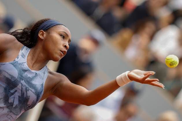 June 7, 2025, Paris, Paris, France: Coco Gauff (USA) in action during the tennis Grand Slam of Roland Garros 2025 ladies final match between Aryna Sabalenka (RUS) and Coco Gauff (USA) at Philippe Chatrier central court in Roland Garros Stadium - on June 07 2025.Paris - France Paris France - ZUMAb253 20250607_zsp_b253_050 Copyright: xLoicxBaratouxx