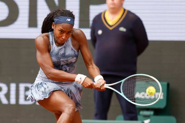 June 7, 2025, Paris, Paris, France: Coco Gauff (USA) in action during the tennis Grand Slam of Roland Garros 2025 ladies final match between Aryna Sabalenka (RUS) and Coco Gauff (USA) at Philippe Chatrier central court in Roland Garros Stadium - on June 07 2025.Paris - France Paris France - ZUMAb253 20250607_zsp_b253_066 Copyright: xLoicxBaratouxx