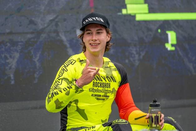 MOUNTAINBIKE - UCI MTB World Series LEOGANG,AUSTRIA,07.JUN.25 - CYCLING, MOUNTAIN BIKE - UCI Mountainbike World Cup, downhill. Image shows Henri Kiefer (GER).  GEPAxpictures xWolfgangxKofler