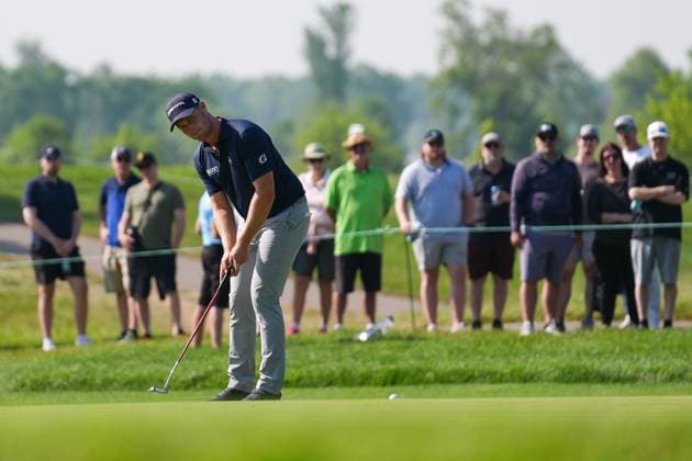 RBC Canadian Open 2025 - Round Three CALEDON, CANADA - JUNE 7 : Vince Whaley of the United States competes during the third round of the RBC Canadian Open 2025 at TPC Toronto at Osprey Valley in Caledon, Ontario, Canada on June 7, 2025. Mert Alper Dervis Anadolu Ontario Canada. Editorial use only. Please get in touch for any other usage.  Copyright: x2025xAnadoluxMertxAlperxDervisx