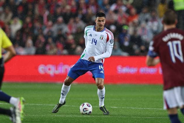 Diego Coppola (Italy) during the FIFA World Cup, WM, Weltmeisterschaft, Fussball Qualifier 2028 match between Norway 3-0 Italy at Ullevaal Stadion on June 6, 2025 in Oslo, Norway. Noxthirdxpartyxsales  (294133610)