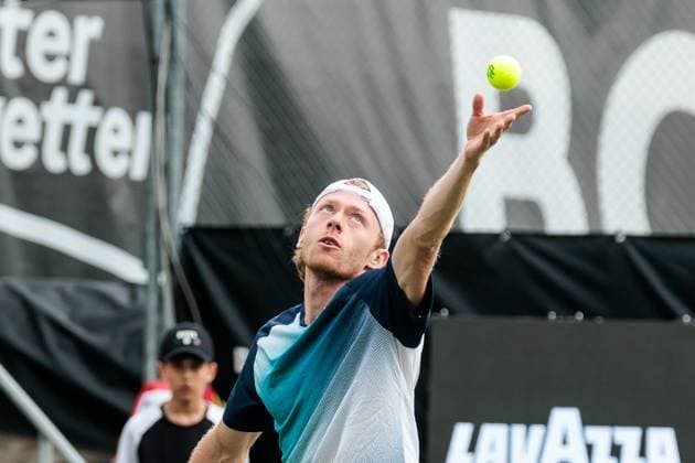 BOSS OPEN ATP250 07 06 2025 Max Wiskandt GER in match against Yannick Hanfmann GER BOSS OPEN ATP250 Stuttgart, Tennisclub Weissenhof on 07 06 2025 Copyright: xBEAUTIFULxSPORTS Wunderlx