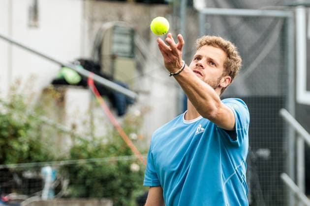 BOSS OPEN ATP250 07 06 2025 Yannick Hanfmann GER in match against Max Wiskandt GER BOSS OPEN ATP250 Stuttgart, Tennisclub Weissenhof on 07 06 2025 Copyright: xBEAUTIFULxSPORTS Wunderlx