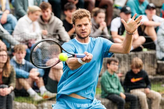BOSS OPEN ATP250 07 06 2025 Yannick Hanfmann GER in match against Max Wiskandt GER BOSS OPEN ATP250 Stuttgart, Tennisclub Weissenhof on 07 06 2025 Copyright: xBEAUTIFULxSPORTS Wunderlx
