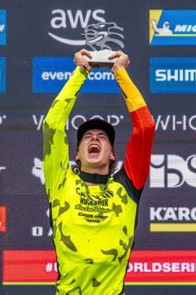 MOUNTAINBIKE - UCI MTB World Series LEOGANG,AUSTRIA,07.JUN.25 - CYCLING, MOUNTAIN BIKE - UCI Mountainbike World Cup, downhill. Image shows Henri Kiefer (GER).  GEPAxpictures xWolfgangxKofler