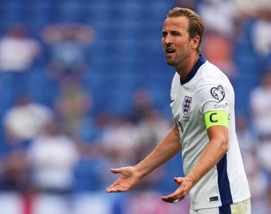 Harry Kane of England appeals Andorra v England, FIFA 2026 World Cup Qualifying, Group K, Football, RCDE Stadium, Barcelona, Spain - 07 Jun 2025 EDITORIAL USE ONLY No use with unauthorised audio, video, data, fixture lists, club league logos or live services. Online in-match use limited to 120 images, no video emulation. No use in betting, games or single club league player publications. Copyright: xBaguxBlanco Shutterstockx 15345797bf