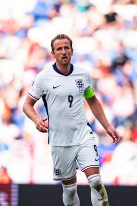 World Cup Qualifiers-Group Stage-Group K-Andorra v England in Cornella, Spain. Cornella, Spain, 7, June, 2025. England national team, Nationalteam player (9) Harry Kane during World Cup qualifying match between Andorra and England in RCDE Stadium, Cornella, Spain, on June 7, 2025. Cornella RCDE Stadium Barcelona Spain