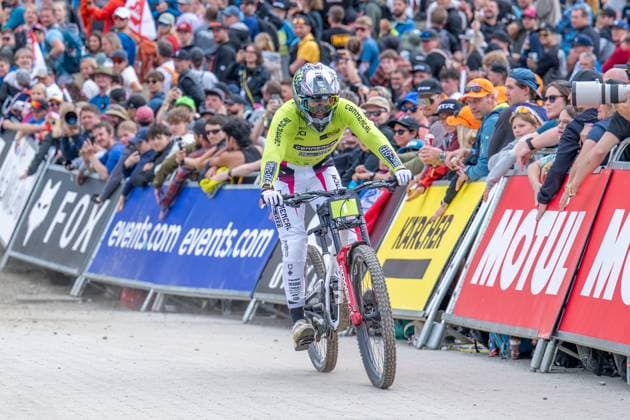 MOUNTAINBIKE - UCI MTB World Series LEOGANG,AUSTRIA,07.JUN.25 - CYCLING, MOUNTAIN BIKE - UCI Mountainbike World Cup, downhill. Image shows Amaury Pierron (FRA).  GEPAxpictures xWolfgangxKofler