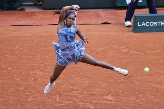 Coco Gauff, USA, during womens final of 2025 French Open at Roland Garros, Paris, 07 06 2025