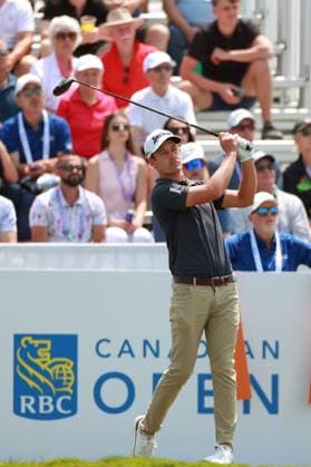 RBC Canadian Open 2025 at TPC Toronto at Osprey Valley CALEDON, ONTARIO - JUNE 07: Andrew Putnam of the United States hits from the 1st tee during the third round of the RBC Canadian Open 2025 at TPC Toronto at Osprey Valley on June 07, 2025 in Caledon, Ontario, Canada. Caledon Ontario United States  Copyright: xAmyxLemusx originalFilename:lemus-rbccanad250607_npDUi.jpg