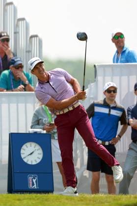 RBC Canadian Open 2025 at TPC Toronto at Osprey Valley CALEDON, ONTARIO - JUNE 07: Thorbjorn Olesen of Denmark hits from the 1st tee during the third round of the RBC Canadian Open 2025 at TPC Toronto at Osprey Valley on June 07, 2025 in Caledon, Ontario, Canada. Caledon Ontario United States  Copyright: xAmyxLemusx originalFilename:lemus-rbccanad250607_npLC7.jpg