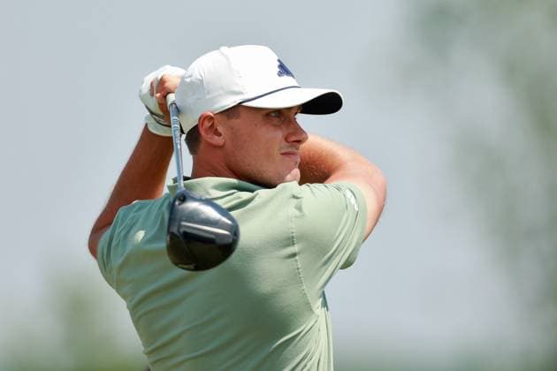 RBC Canadian Open 2025 at TPC Toronto at Osprey Valley CALEDON, ONTARIO - JUNE 07: Ludvig Aberg of Sweden hits from the 9th tee during the third round of the RBC Canadian Open 2025 at TPC Toronto at Osprey Valley on June 07, 2025 in Caledon, Ontario, Canada. Caledon Ontario United States  Copyright: xAmyxLemusx originalFilename:lemus-rbccanad250607_npTyw.jpg