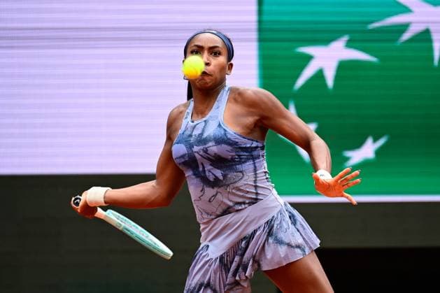 TENNIS : Roland Garros 2025 - Internationaux de France - 07 06 2025 Coco Gauff ( USA ) during the 2025 French Open at Roland Garros on Juin 07 , 2025 in Paris, France. ( Photo Dante Badano PSNewz ) - ParisFrance  Copyright: xx