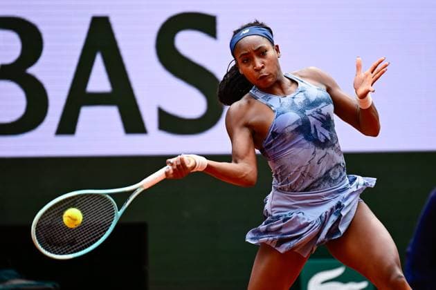 TENNIS : Roland Garros 2025 - Internationaux de France - 07 06 2025 Coco Gauff ( USA ) during the 2025 French Open at Roland Garros on Juin 07 , 2025 in Paris, France. ( Photo Dante Badano PSNewz ) - ParisFrance  Copyright: xx