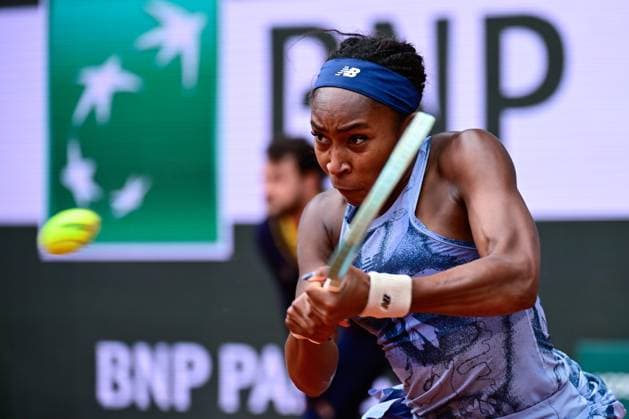 TENNIS : Roland Garros 2025 - Internationaux de France - 07 06 2025 Coco Gauff ( USA ) during the 2025 French Open at Roland Garros on Juin 07 , 2025 in Paris, France. ( Photo Dante Badano PSNewz ) - ParisFrance  Copyright: xx