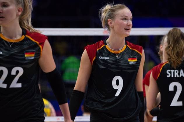 Germany vs Brazil RIO DE JANEIRO, RJ - 07.06.2025: GERMANY VS BRAZIL - Lina Alsmeier (GER), during a match valid for the Volleyball Nations League (VNL), held on June 7, 2025, at the Maracanazinho gym, in Rio de Janeiro, RJ, Brazil. (Photo: Renato Assis Fotoarena) x2750386x  RenatoxAssis