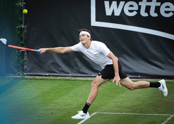 07 06 2025, ATP Tour, Boss Open Weissenhof Stuttgart , Tennis, Sport , in the picture Taylor Fritz USA