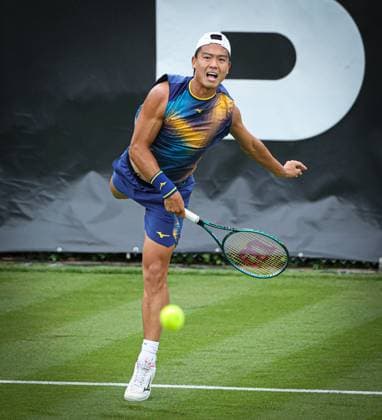 07 06 2025, ATP Tour, Boss Open Weissenhof Stuttgart , Tennis, Sport , pictured Li Tu AUS