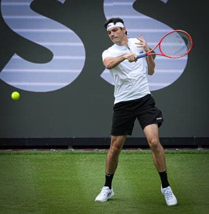 07 06 2025, ATP Tour, Boss Open Weissenhof Stuttgart , Tennis, Sport , in the picture Taylor Fritz USA
