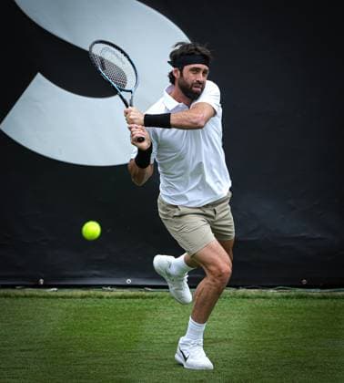 07 06 2025, ATP Tour, Boss Open Weissenhof Stuttgart , Tennis, Sport , in the picture Nikoloz Basilashvili GEO