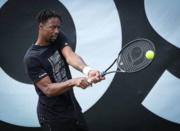 07 06 2025, ATP Tour, Boss Open Weissenhof Stuttgart , Tennis, Sport , in the picture Gael Monfils FRA