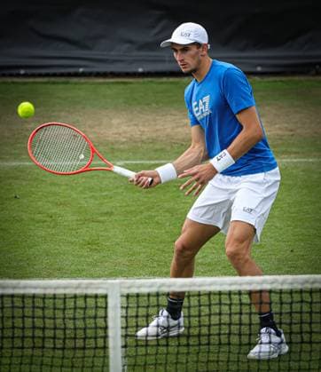 07 06 2025, ATP Tour, Boss Open Weissenhof Stuttgart , Tennis, Sport , in the picture Matteo Arnaldi ITA