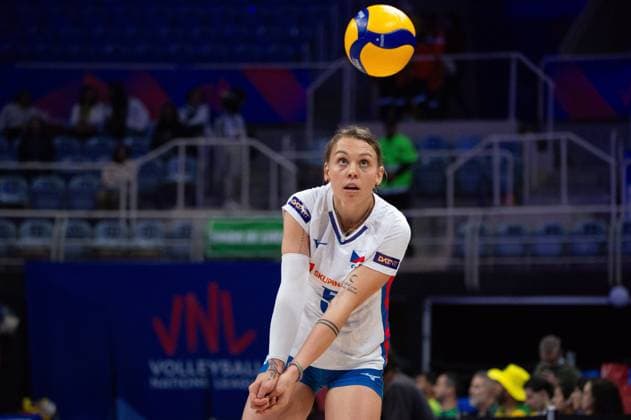 South Korea vs Czech Republic RIO DE JANEIRO, RJ - 07.06.2025: SOUTH KOREA VS CZECH REPUBLIC - Eva Svobodova (CZE), during a match valid for the Volleyball Nations League (VNL), held on June 7, 2025, at the Maracanazinho gym, in Rio de Janeiro, RJ, Brazil. (Photo: Renato Assis Fotoarena) x2750601x  RenatoxAssis