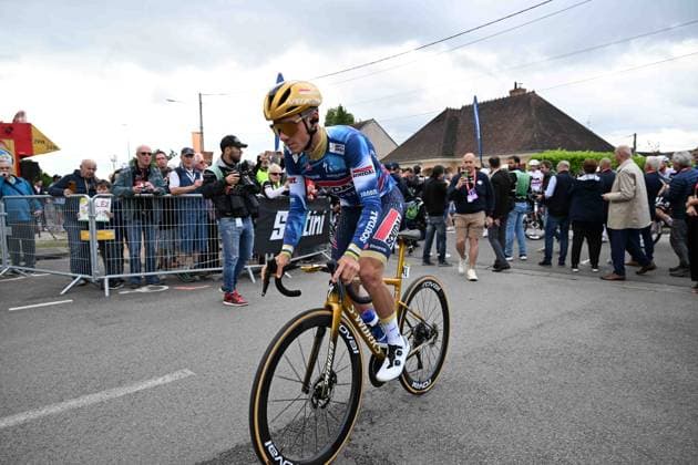 08-06-2025 Criterium Du Dauphine Libere; Tappa 01 Domerat - Montlucon; 2025, Soudal - Quick Step; Evenepoel, Remco; Domerat; 
