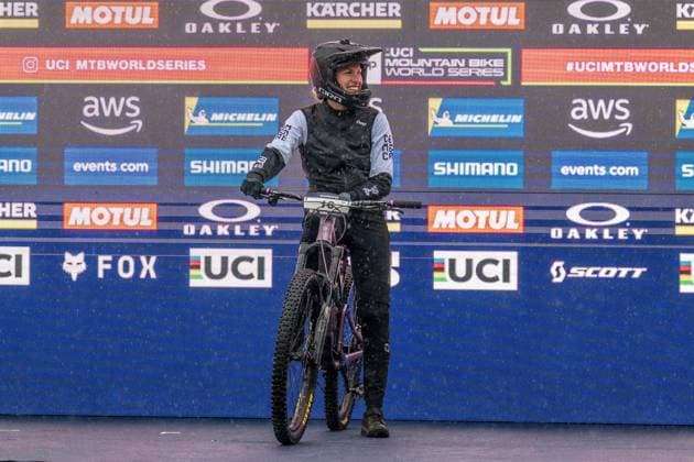 MOUNTAINBIKE - UCI MTB World Series LEOGANG,AUSTRIA,08.JUN.25 - CYCLING, MOUNTAIN BIKE - UCI Mountainbike World Cup, Enduro. Image shows Barbora Vojta (CZE).  GEPAxpictures xWolfgangxKofler