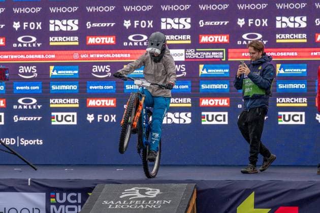 MOUNTAINBIKE - UCI MTB World Series LEOGANG,AUSTRIA,08.JUN.25 - CYCLING, MOUNTAIN BIKE - UCI Mountainbike World Cup, Enduro. Image shows Simona Kuchynokova (SVK).  GEPAxpictures xWolfgangxKofler