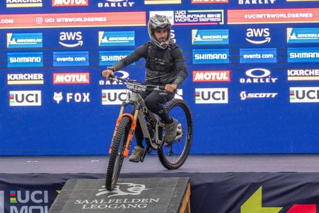 MOUNTAINBIKE - UCI MTB World Series LEOGANG,AUSTRIA,08.JUN.25 - CYCLING, MOUNTAIN BIKE - UCI Mountainbike World Cup, Enduro. Image shows Dimitri Tordo (FRA).  GEPAxpictures xWolfgangxKofler