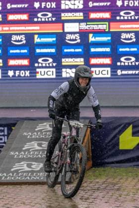 MOUNTAINBIKE - UCI MTB World Series LEOGANG,AUSTRIA,08.JUN.25 - CYCLING, MOUNTAIN BIKE - UCI Mountainbike World Cup, Enduro. Image shows Barbora Vojta (CZE).  GEPAxpictures xWolfgangxKofler