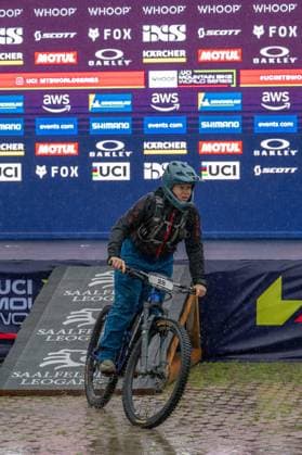 MOUNTAINBIKE - UCI MTB World Series LEOGANG,AUSTRIA,08.JUN.25 - CYCLING, MOUNTAIN BIKE - UCI Mountainbike World Cup, Enduro. Image shows Stefanie Ziegler (GER).  GEPAxpictures xWolfgangxKofler