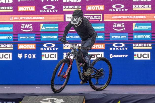 MOUNTAINBIKE - UCI MTB World Series LEOGANG,AUSTRIA,08.JUN.25 - CYCLING, MOUNTAIN BIKE - UCI Mountainbike World Cup, Enduro. Image shows Jesse Melamed (CAN).  GEPAxpictures xWolfgangxKofler