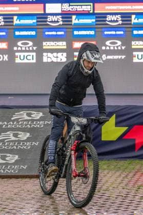 MOUNTAINBIKE - UCI MTB World Series LEOGANG,AUSTRIA,08.JUN.25 - CYCLING, MOUNTAIN BIKE - UCI Mountainbike World Cup, Enduro. Image shows Jesse Melamed (CAN).  GEPAxpictures xWolfgangxKofler