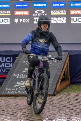 MOUNTAINBIKE - UCI MTB World Series LEOGANG,AUSTRIA,08.JUN.25 - CYCLING, MOUNTAIN BIKE - UCI Mountainbike World Cup, Enduro. Image shows Bailey Christie (AUS).  GEPAxpictures xWolfgangxKofler