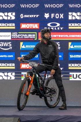 MOUNTAINBIKE - UCI MTB World Series LEOGANG,AUSTRIA,08.JUN.25 - CYCLING, MOUNTAIN BIKE - UCI Mountainbike World Cup, Enduro. Image shows Franca Rudolph (SUI).  GEPAxpictures xWolfgangxKofler