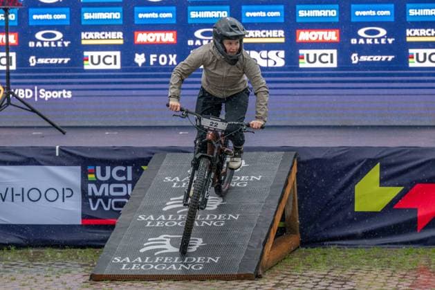 MOUNTAINBIKE - UCI MTB World Series LEOGANG,AUSTRIA,08.JUN.25 - CYCLING, MOUNTAIN BIKE - UCI Mountainbike World Cup, Enduro. Image shows Lea Rutz (SUI).  GEPAxpictures xWolfgangxKofler