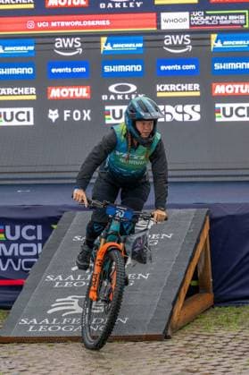 MOUNTAINBIKE - UCI MTB World Series LEOGANG,AUSTRIA,08.JUN.25 - CYCLING, MOUNTAIN BIKE - UCI Mountainbike World Cup, Enduro. Image shows George Swift (NZL).  GEPAxpictures xWolfgangxKofler