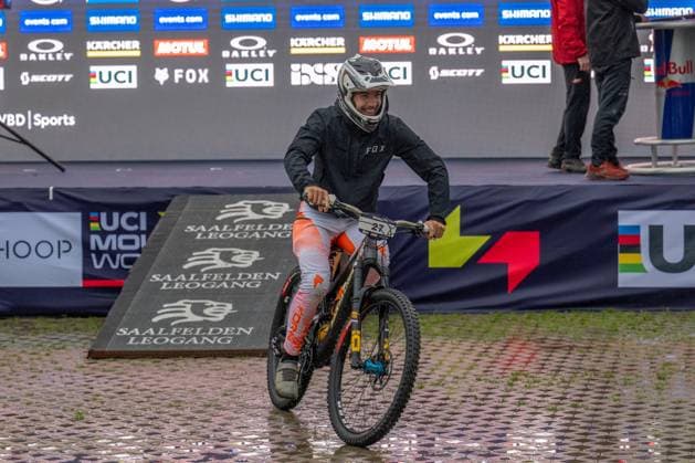 MOUNTAINBIKE - UCI MTB World Series LEOGANG,AUSTRIA,08.JUN.25 - CYCLING, MOUNTAIN BIKE - UCI Mountainbike World Cup, Enduro. Image shows Tommaso Calonaci (ITA).  GEPAxpictures xWolfgangxKofler