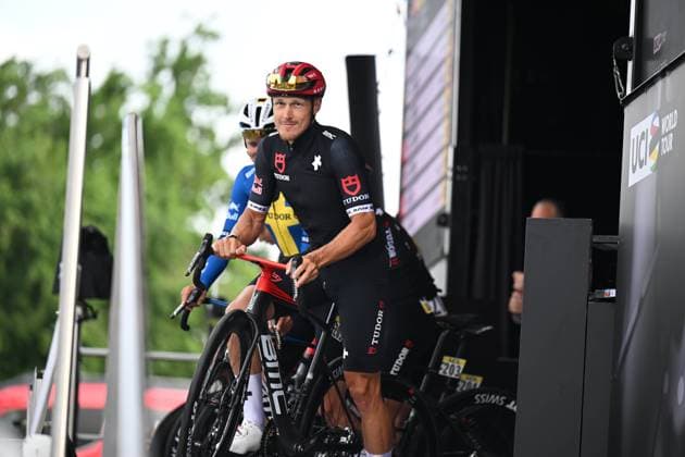 08-06-2025 Criterium Du Dauphine Libere; Tappa 01 Domerat - Montlucon; 2025, Tudor; Trentin, Matteo; Domerat; 