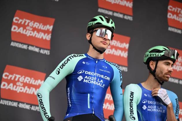 08-06-2025 Criterium Du Dauphine Libere; Tappa 01 Domerat - Montlucon; 2025, Decathlon - Ag2r La Mondiale; Seixas, Paul; Domerat; 