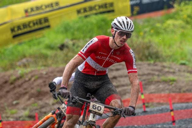 MOUNTAINBIKE - UCI MTB World Series LEOGANG,AUSTRIA,08.JUN.25 - CYCLING, MOUNTAIN BIKE - UCI Mountainbike World Cup, Cross-Country Olympic. Image shows Christoph Holzer (AUT).  GEPAxpictures xWolfgangxKofler