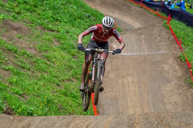 MOUNTAINBIKE - UCI MTB World Series LEOGANG,AUSTRIA,08.JUN.25 - CYCLING, MOUNTAIN BIKE - UCI Mountainbike World Cup, Cross-Country Olympic. Image shows Alexander Hammerle (AUT).  GEPAxpictures xWolfgangxKofler