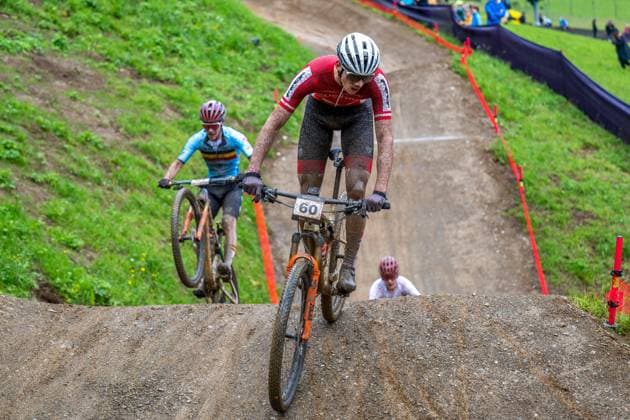 MOUNTAINBIKE - UCI MTB World Series LEOGANG,AUSTRIA,08.JUN.25 - CYCLING, MOUNTAIN BIKE - UCI Mountainbike World Cup, Cross-Country Olympic. Image shows Christoph Holzer (AUT).  GEPAxpictures xWolfgangxKofler